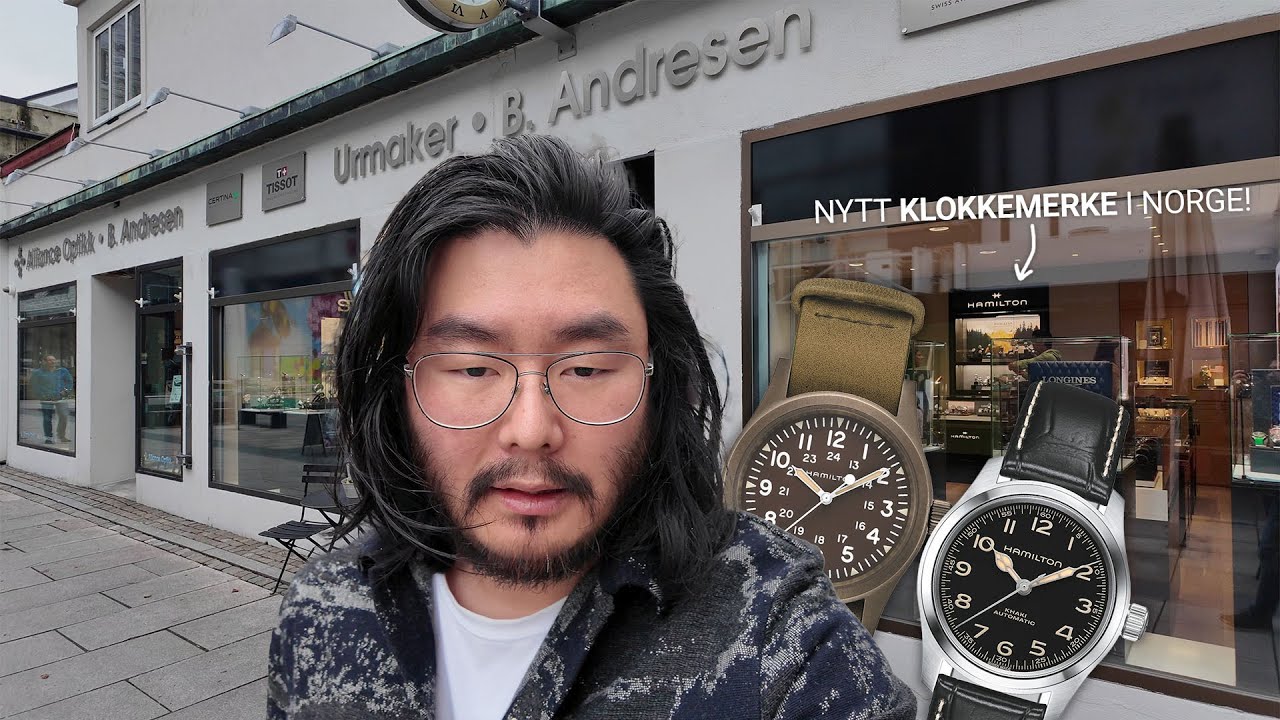 Hamilton lanseres i Norge! P&aring; bes&oslash;k hos Urmaker B. Andresen