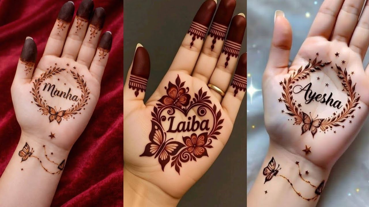 Beautiful and stylish mehendi design ideas for girls in Eid Al fiter 🤩😍