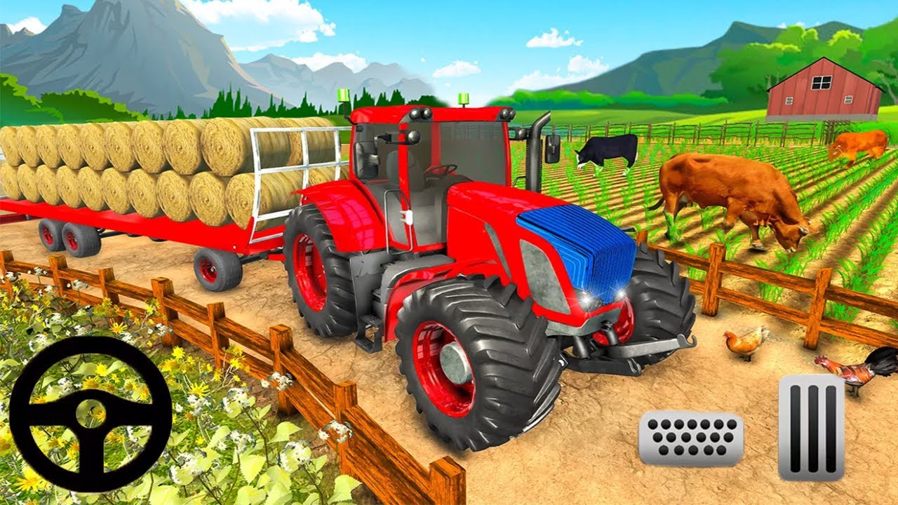 Grand Farming Simulator Tractor Driving Games - Android Gameplay Walkthrough