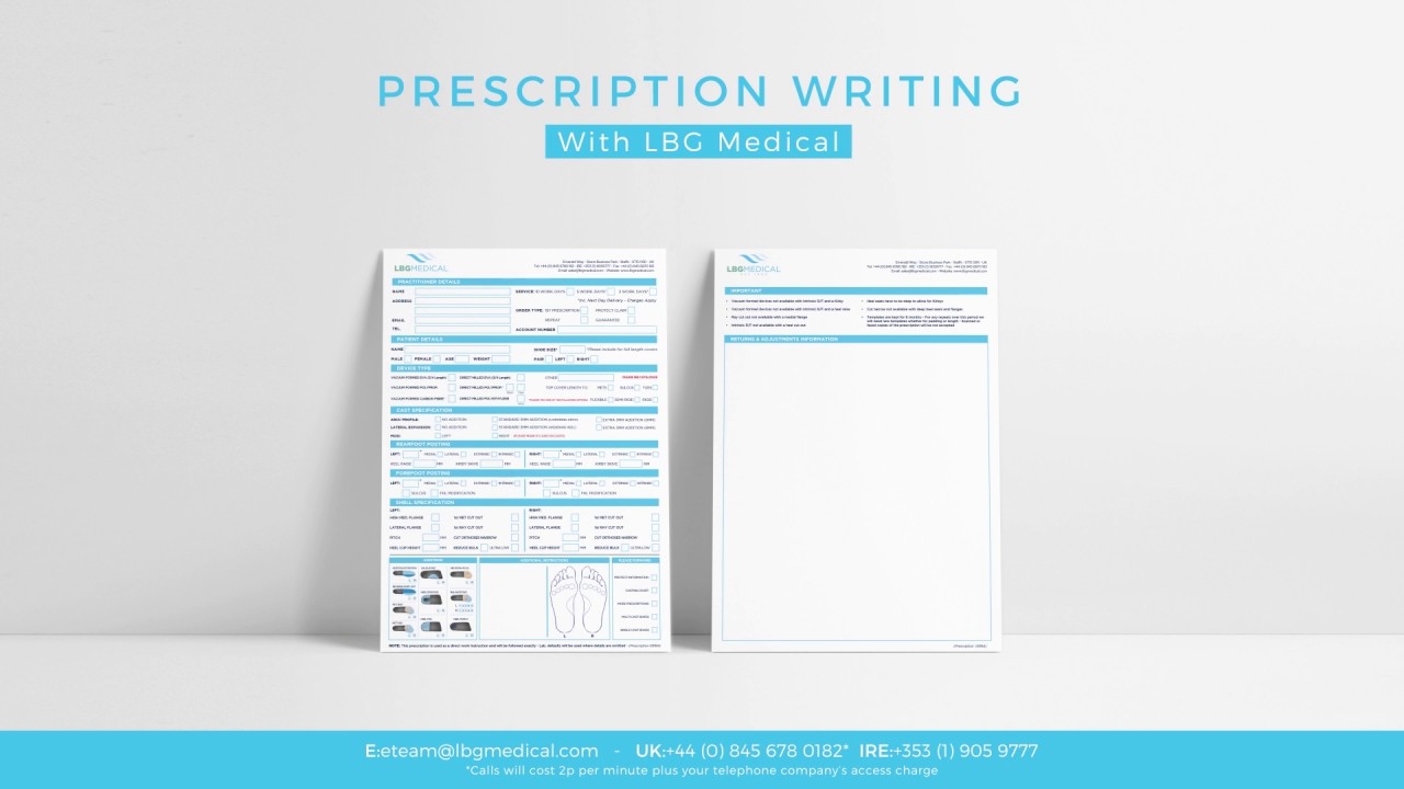 Prescription Writing With LBG Medical