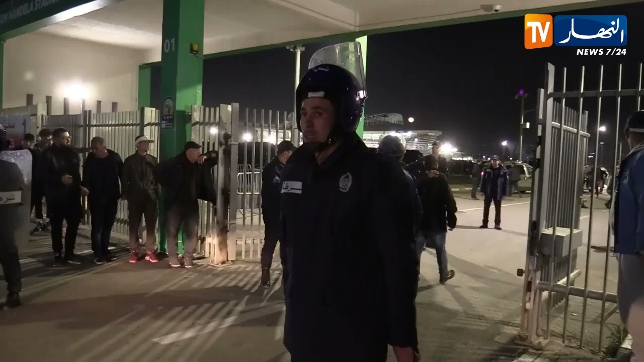 شرطة العاصمة تأمين مقابلة إتحاد العاصمة شباب بلوزداد على ‏مستوى  ملعب نيلسون مانديلا براقي