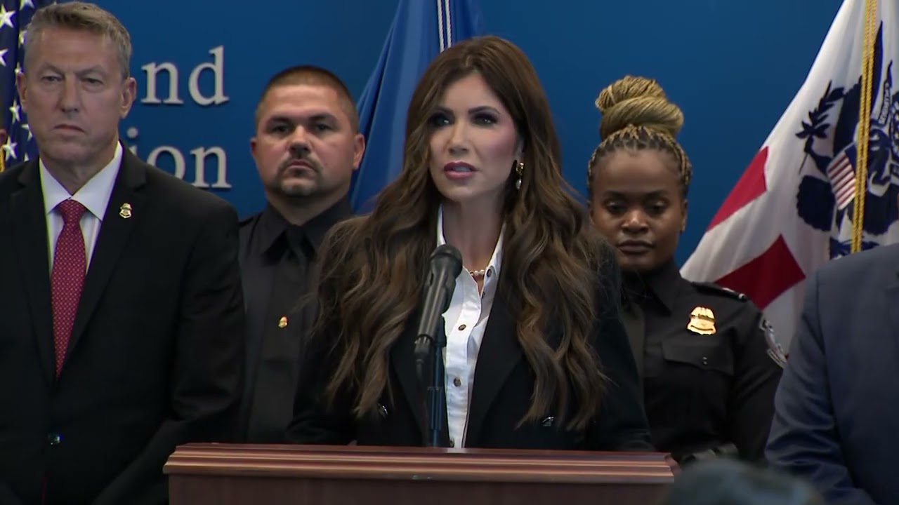 WATCH: Kristi Noem speaks after off-duty CBP officer shot in New York City