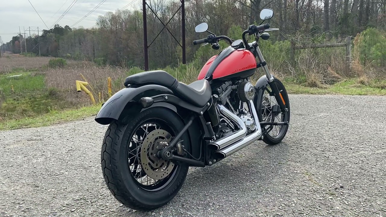 The 2012 Harley-Davidson FXS  Softail Blackline!
