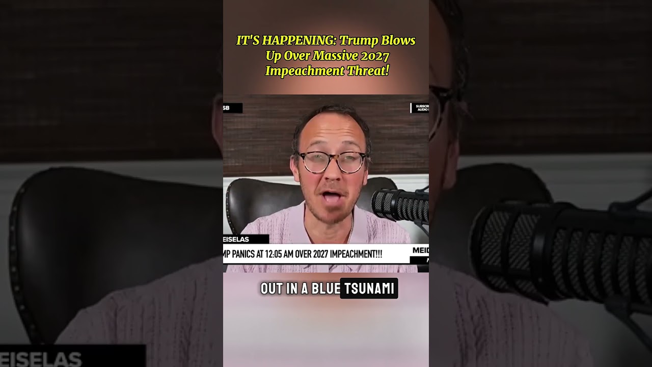 ​Trump Panics Over Shocking Plan to Impeach Him a THIRD Time! 🚨