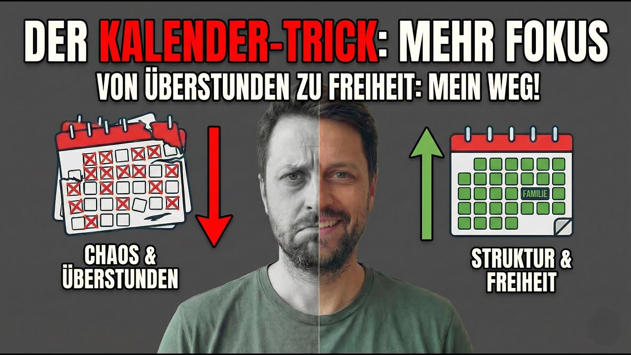 Der KALENDER TRICK Wie ich 3 Firmen ohne 90 Stunden Woche führe