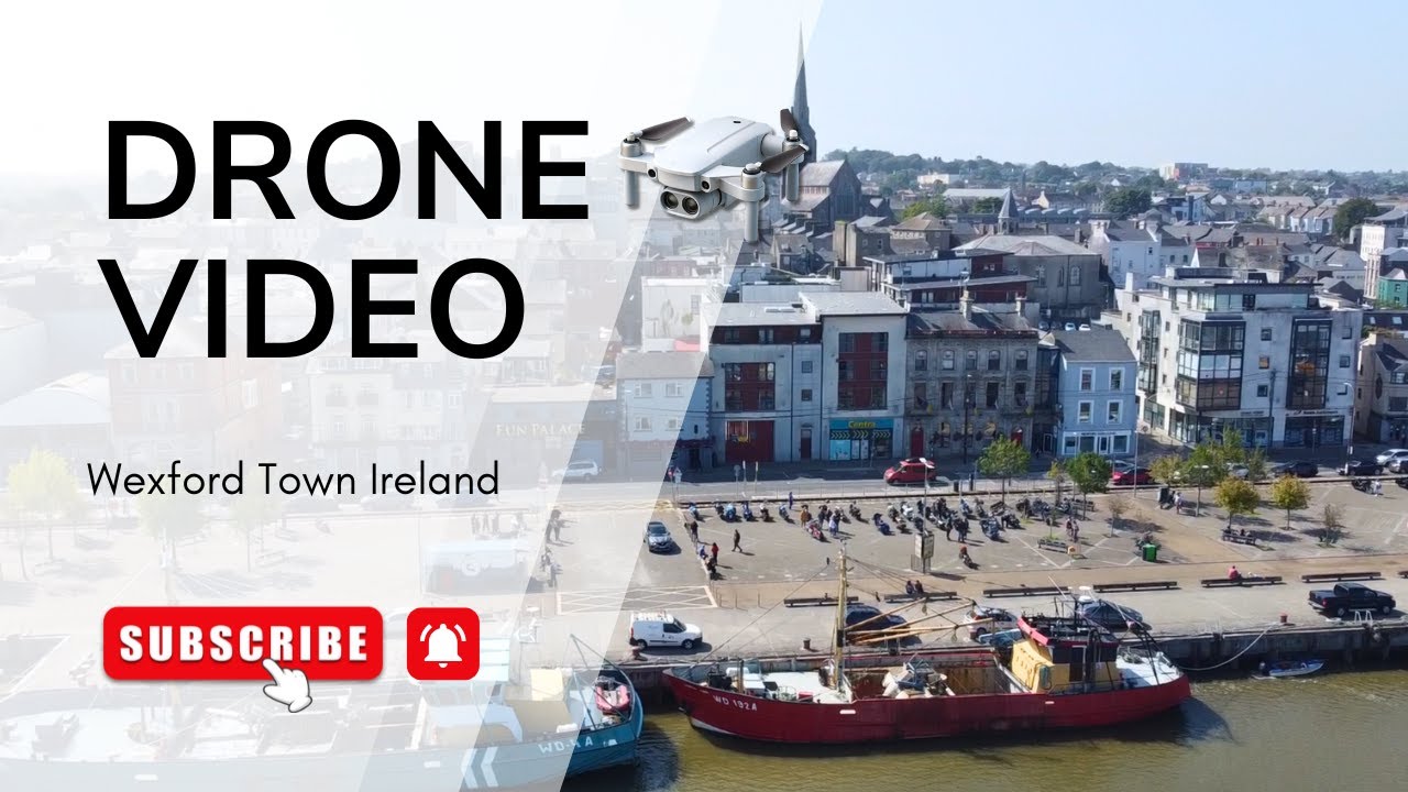 [Drone View Only] - Wexford Town - Ireland | Resolution 4K
