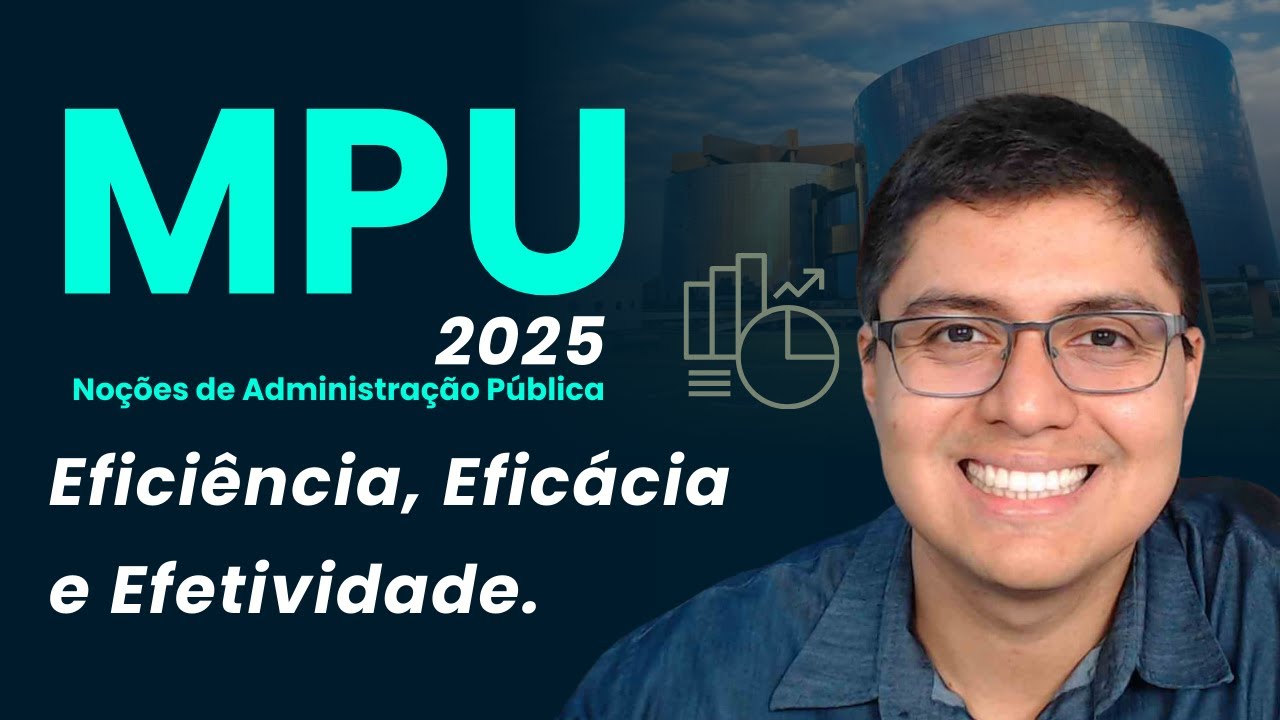 MPU 2025 - Conceitos básicos em Administração: eficiência, eficácia e efetividade.