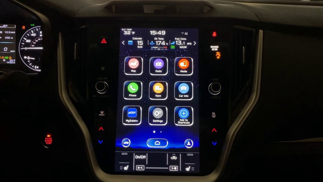 2020 Subaru Outback: Factory Mode