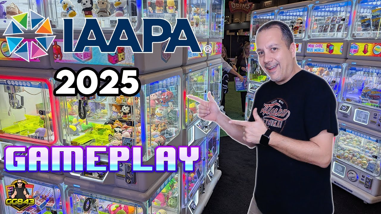 Играем на ВСЕХ новых игровых автоматах и ​​игровых автоматах на выставке IAAPA 2025! 🎮🕹️ Будущее ...