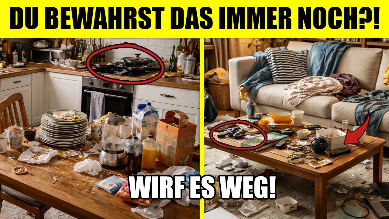 MINIMALISMUS: 20 NUTZLOSE Dinge die du darauf BESTEHST zu HAUSE aufzubewahren - (wirf das HEUTE weg)