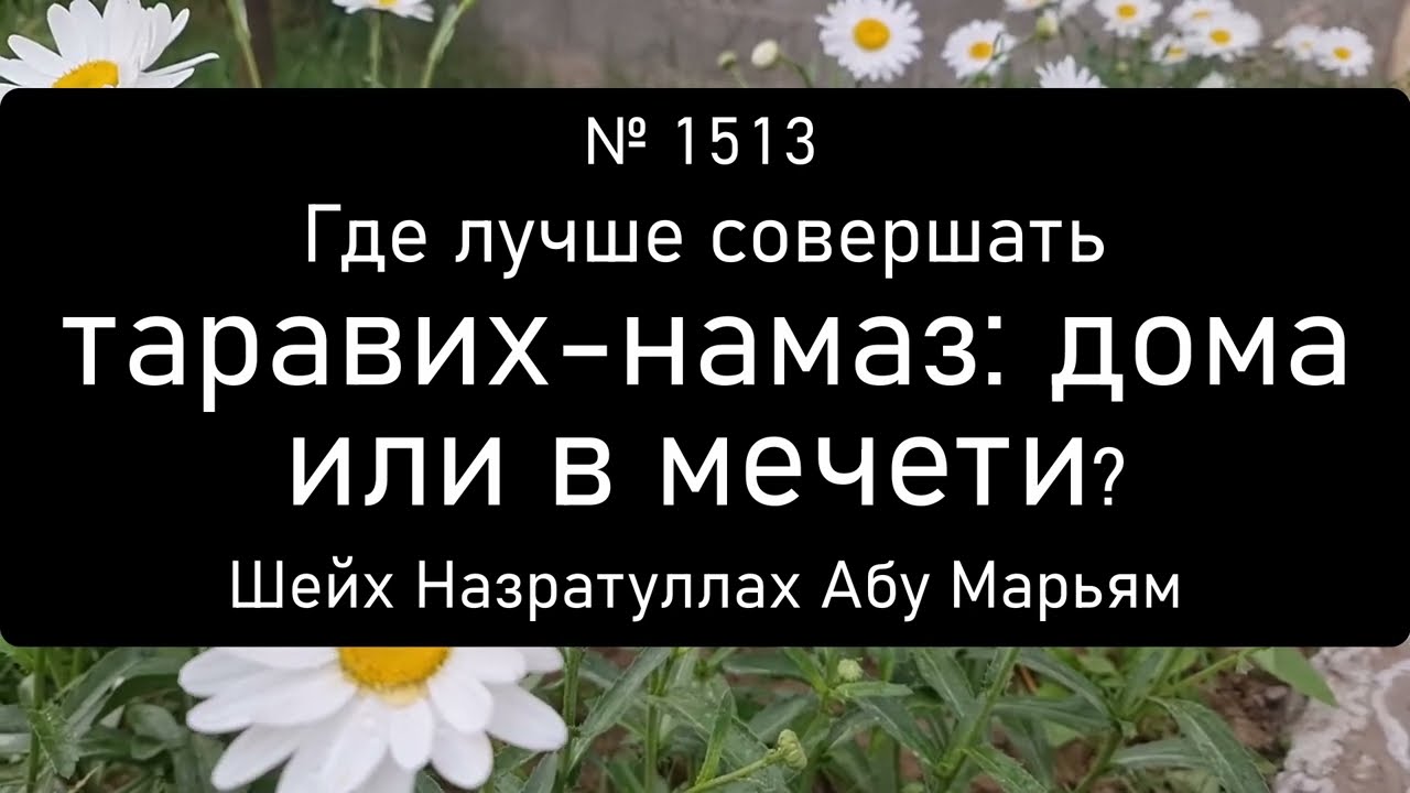 Где лучше совершать таравих-намаз: дома или в мечети?