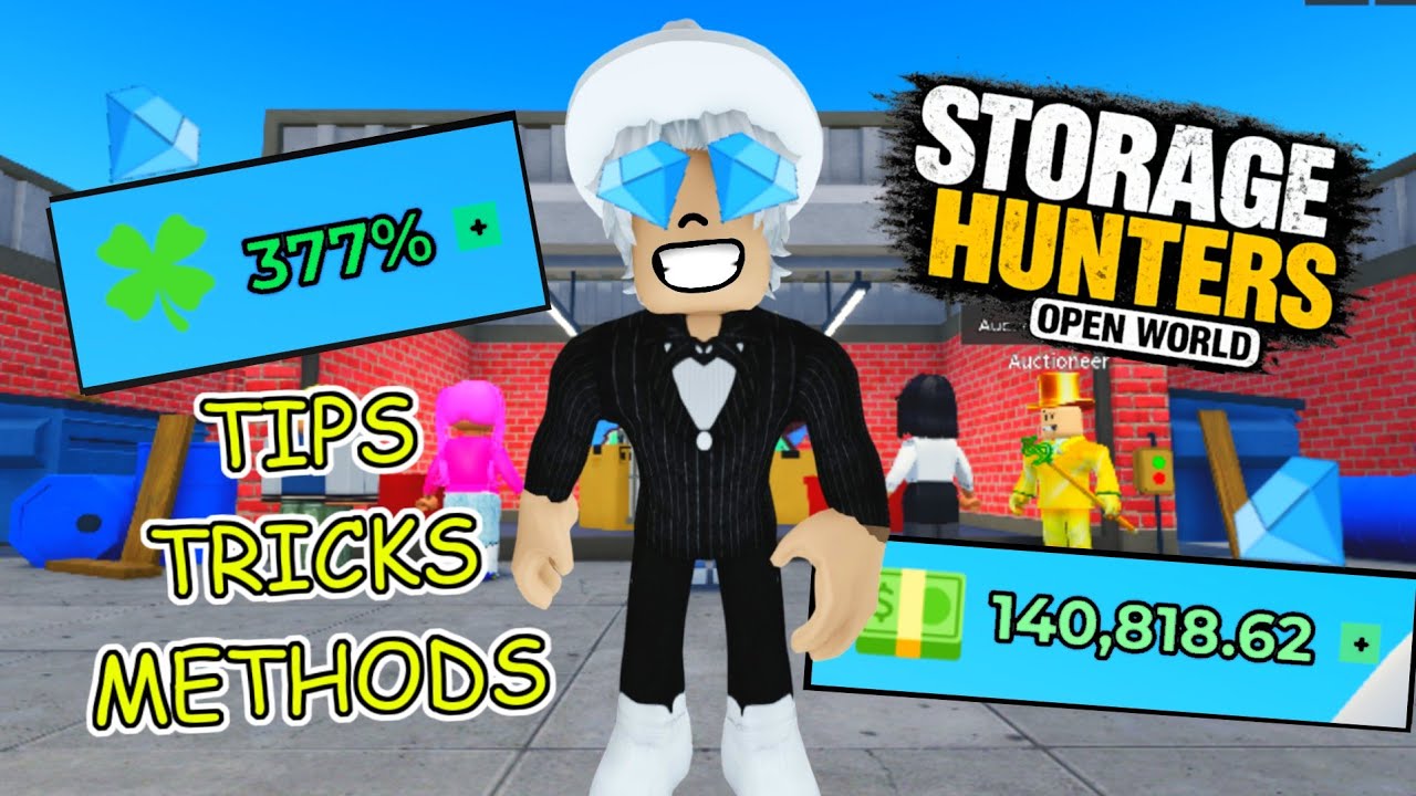 СОВЕТЫ, ХИТРОСТИ И МЕТОДЫ в ROBLOX STORAGE HUNTER: OPEN WORLD!