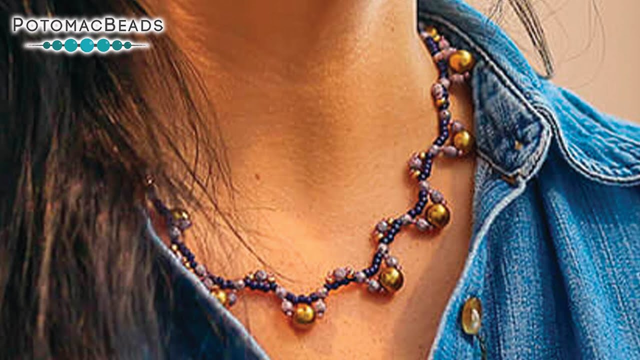 Lustrous Beauty Pearl Necklace - DIY Jewelry Making Tutorial by PotomacBeads