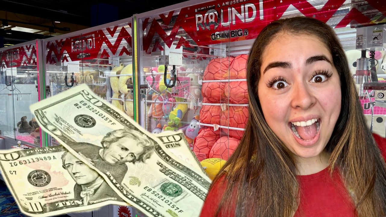 How Much Can I Win With $30 At Round 1 Arcade?!