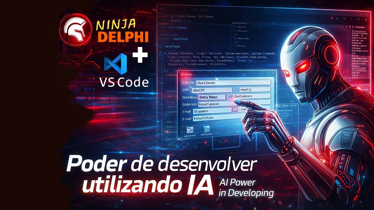 IA Programando Delphi no VSCode? O Futuro Já Chegou! ⚡ #delphi #developer #programação #programming