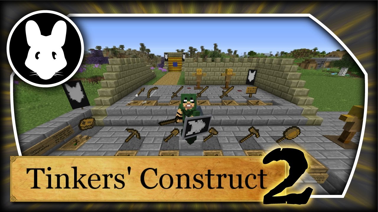 Tinkers' Construct 2: Tier 1 Tools & Weapons Bit-by-Bit in Minecraft 1.10+