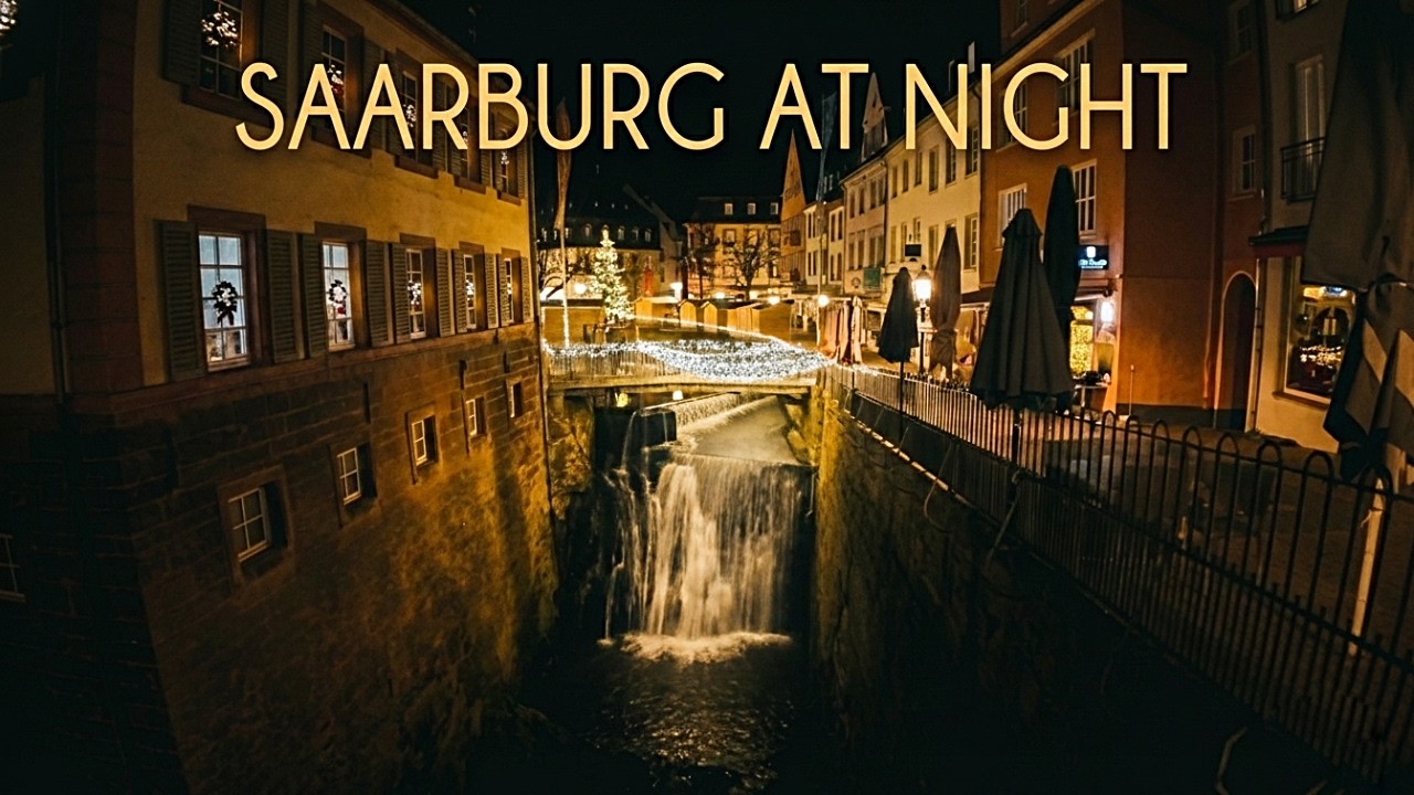 Saarburg Night Walk | Winter Atmosphere in Germany
