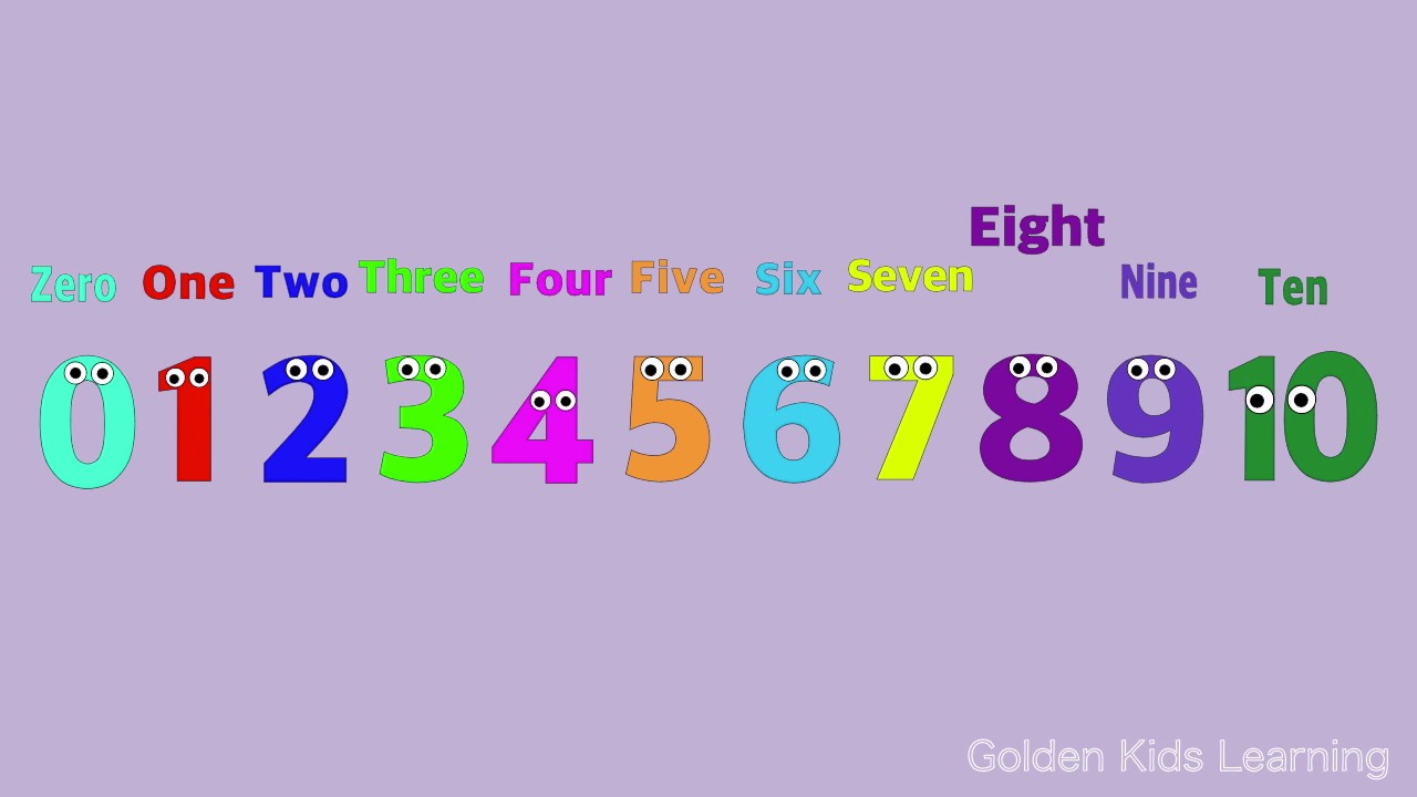 えいごで歌おう　数字のうた1~10