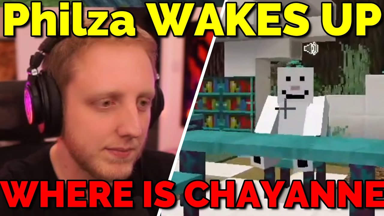 Philza Wakes up from his coma & Meets Bagi on QSMP Minecraft