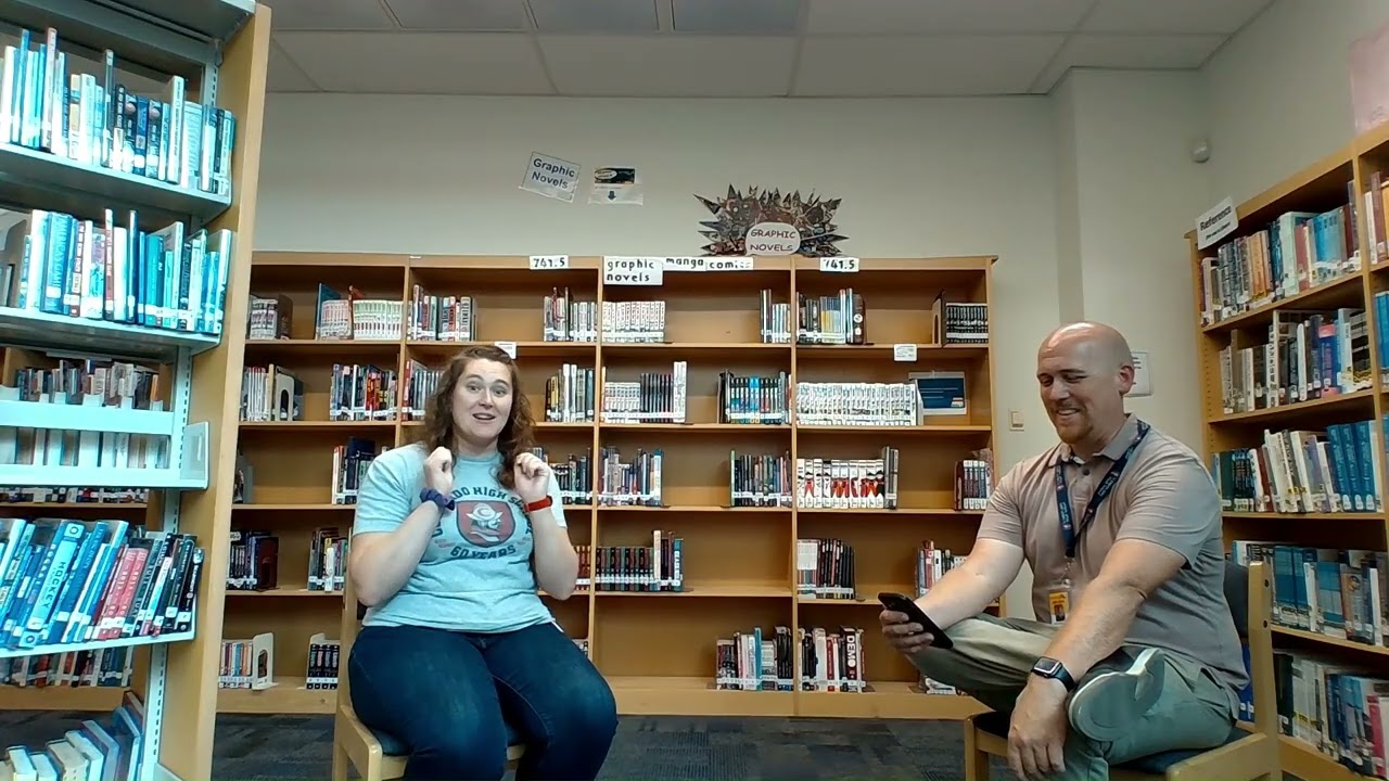 Between Two Bookcases with Ms. Brasen