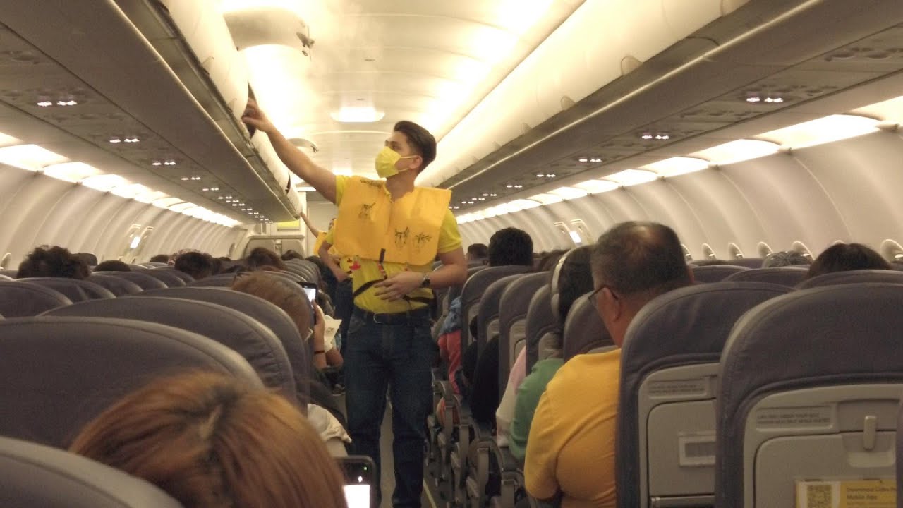 Cebu Pacific Air Cabin Crew Safety Features Demonstration