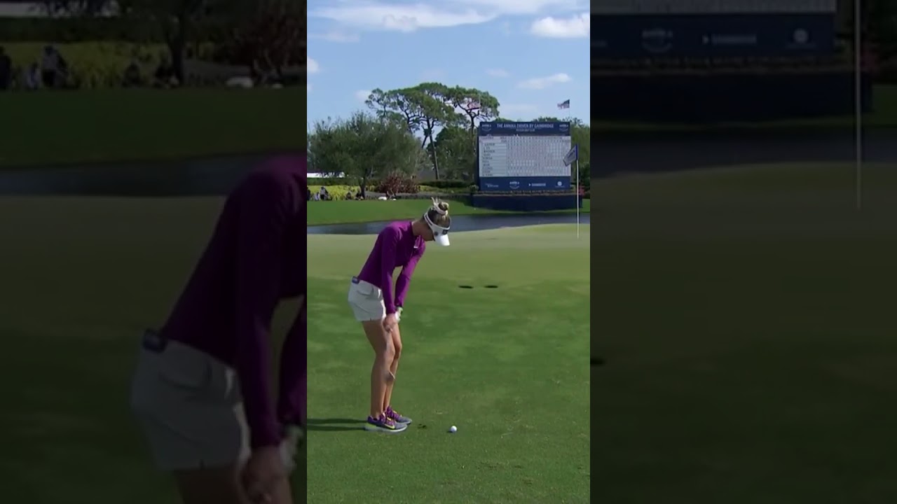 Chip shots from off the green? That's Nelly Korda's specialty 💅