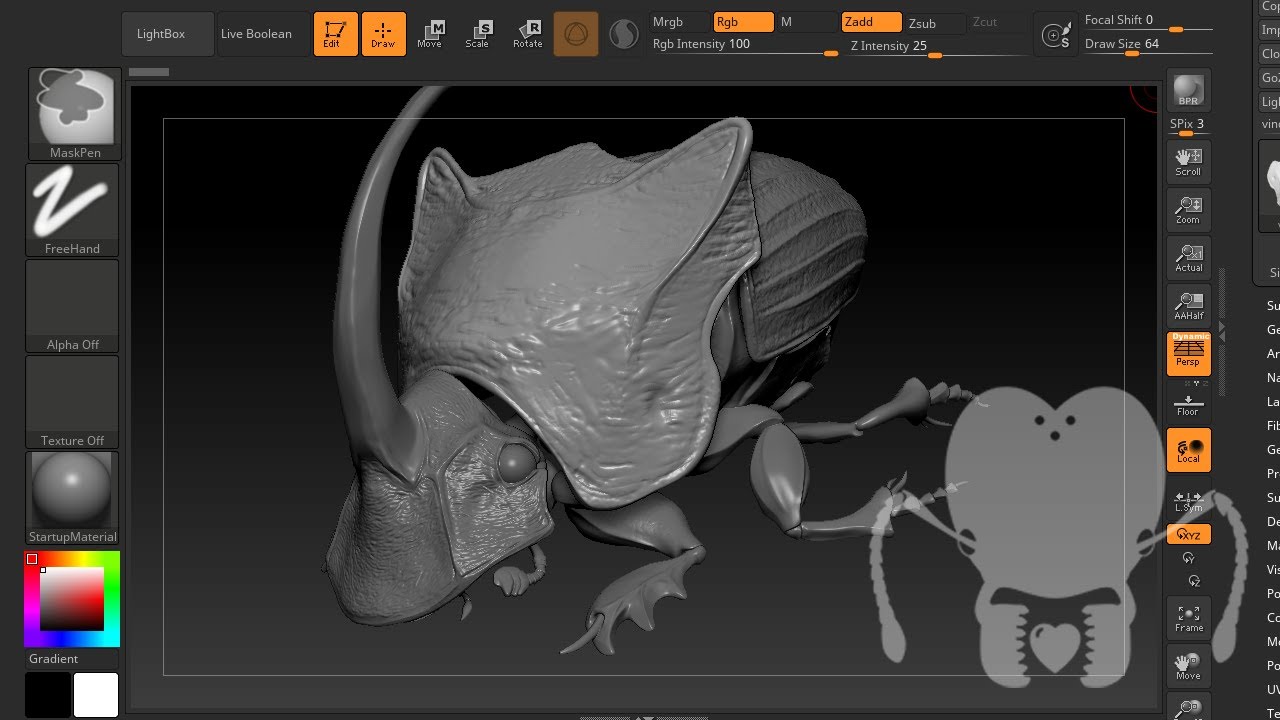 Demonstration: Rainbow Scarab Beetle - Part 1