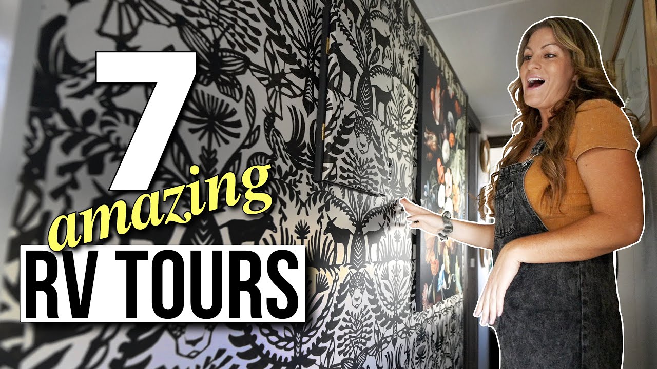 7 RV TOURS of Full-Time Families // RV Design Ideas + RV Hacks