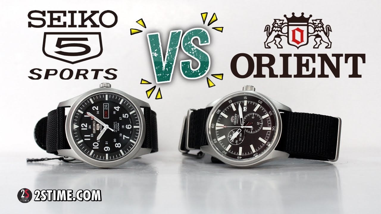 SEIKO 5 Sports SNZG15K1 VS ORIENT DEFENDER  2nd Version