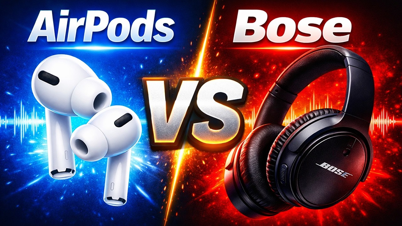 AirPods vs Bose Headphones | True Wireless vs Premium Noise Cancellation | Bose vs AirPods