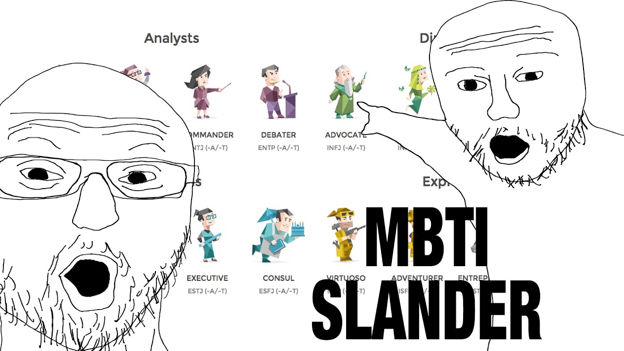 MBTI TYPES SLANDER / 16 PERSONALITIES SLANDER