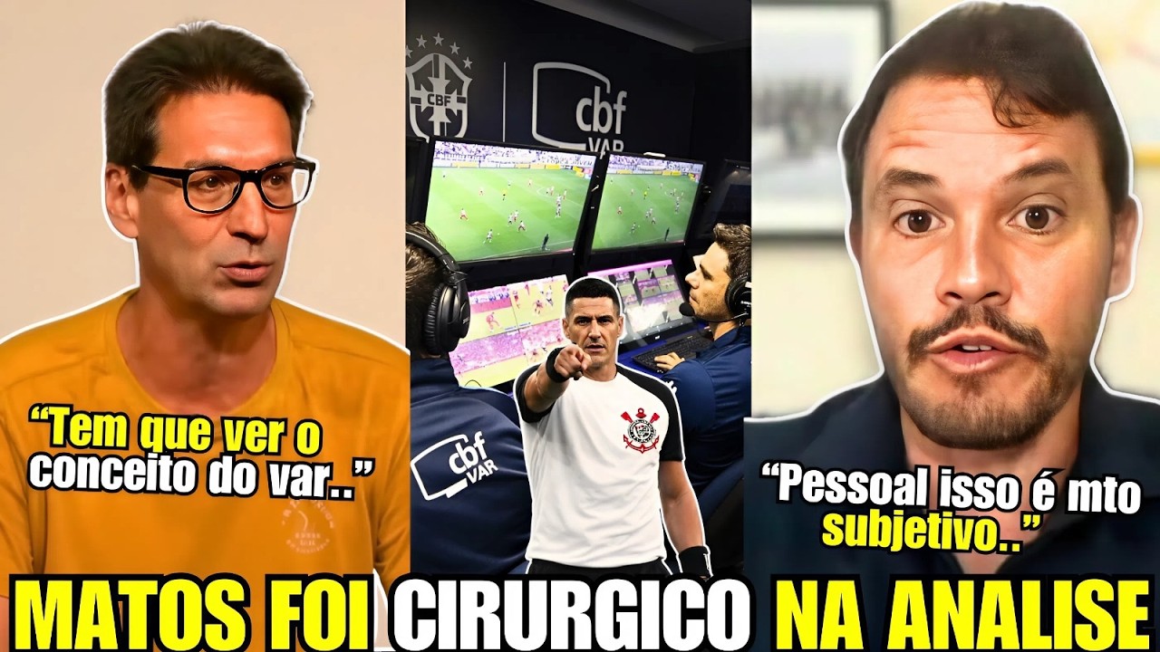 DEU NO MEIO! MATOS DESMONTA A NARRATIVA DE ARNALDO SOBRE O VAR EM FLAMENGO X CORINTHIANS