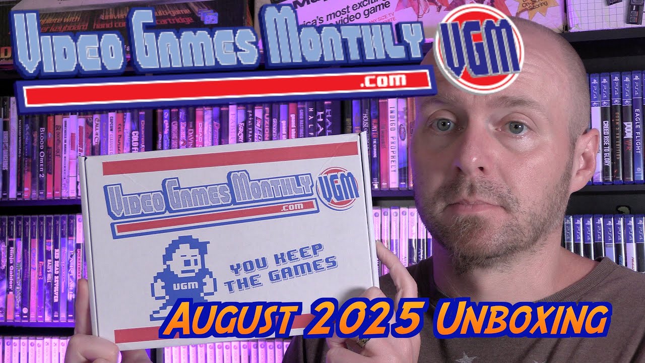 Video Games Monthly - August 2025 Unboxing