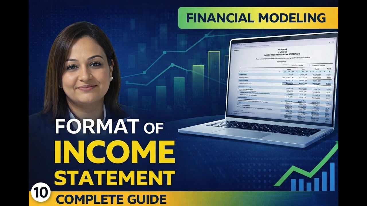 Income Statement Format in Excel | Financial Modeling for Beginners