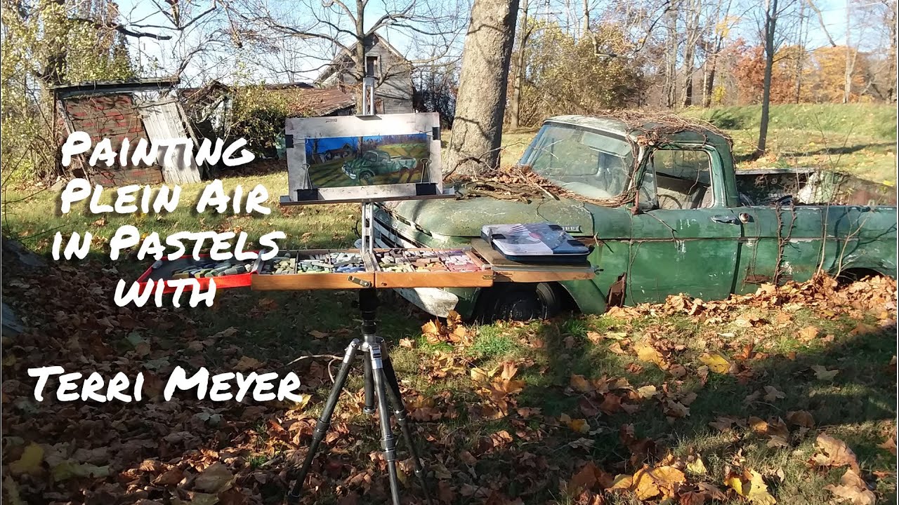 Episode 6 - F 100 Ford Truck Plein Air Pastel Demonstration with Terri Meyer