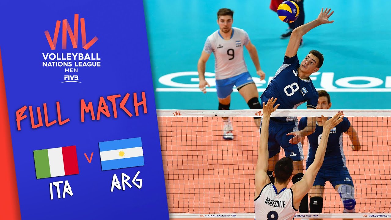 Italy 🆚 Argentina - Full Match | Men’s Volleyball Nations League 2019