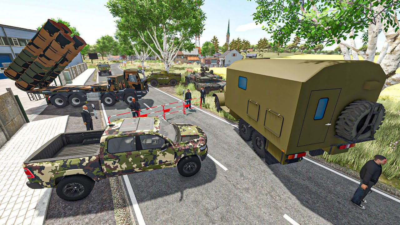 Sécurisation de la Ville par les Militaires | Farming Simulator 25