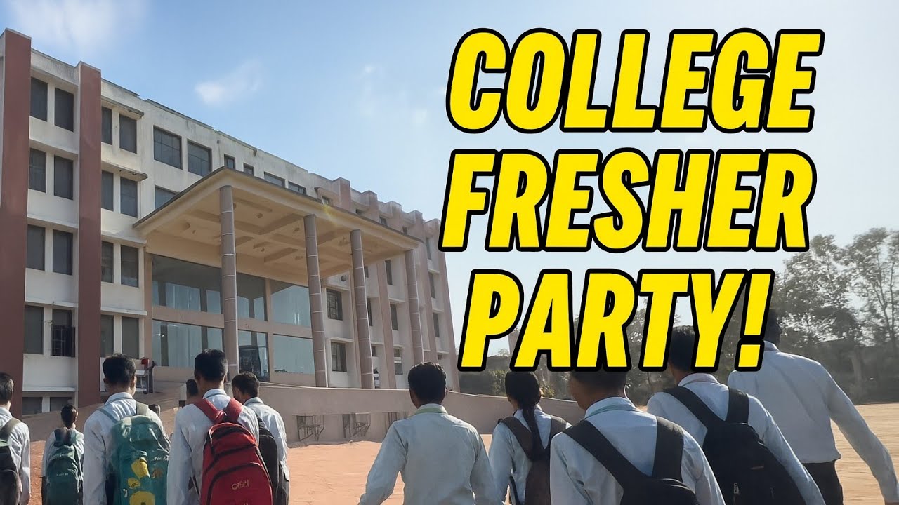 College Fresher Party Vlog | Masti, Dance & Full Enjoyment 🎉🔥