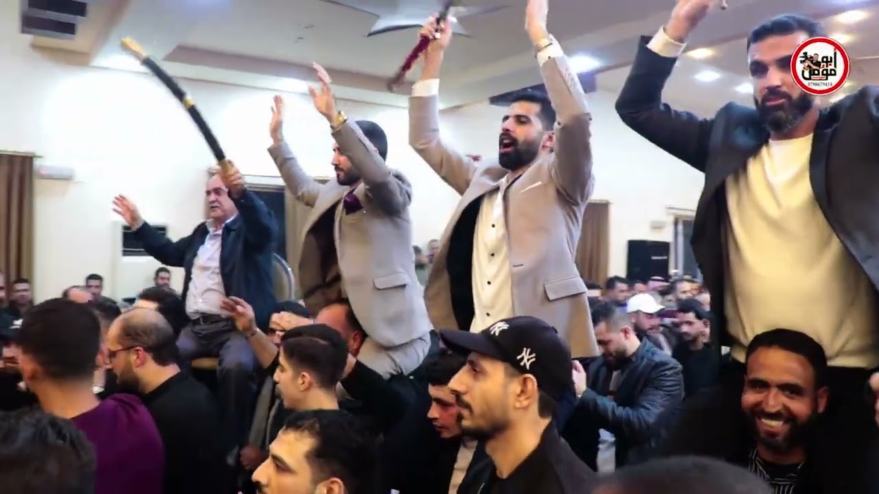 افراح المحاميد عيال مشحن حفل زفاف العريس احمد ابو البراء الفنان رائد كشكوش والفنان أدهم المحاميد 2
