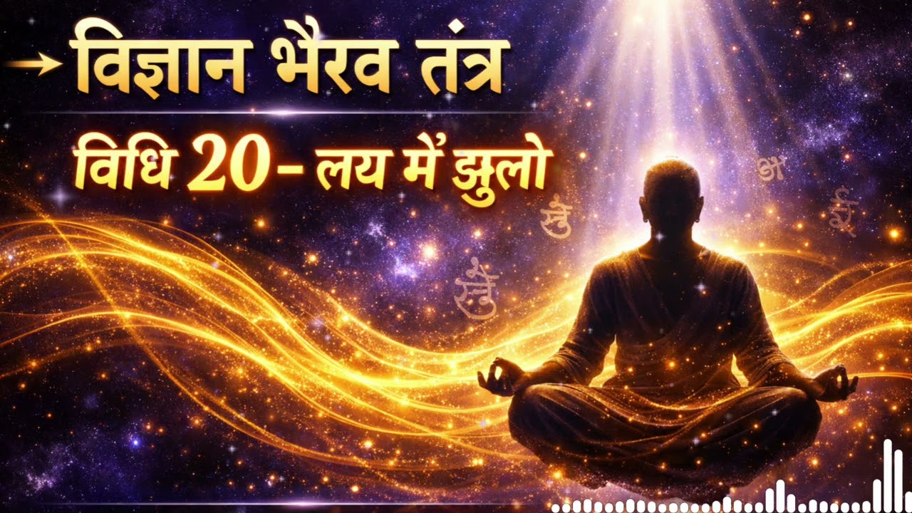 विज्ञान भैरव तंत्र विधि 20 – लय में झूलो | Flow With Rhythm | Tantra Meditation #bhakti #osho #yt 