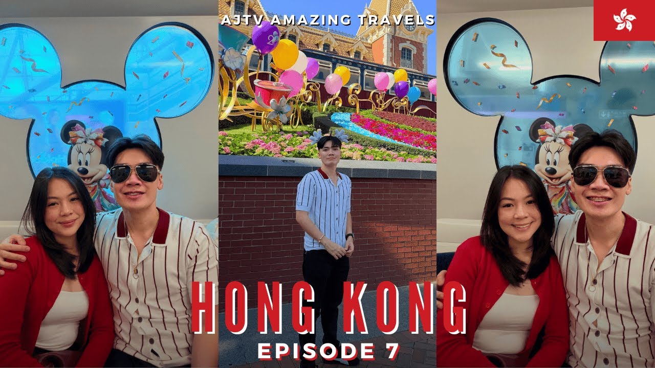Macau & Hong Kong Vlog EP11: Frozen Sliding Sleighs, Hyperspace Mountain & Disney Banquet Hall 🇭🇰