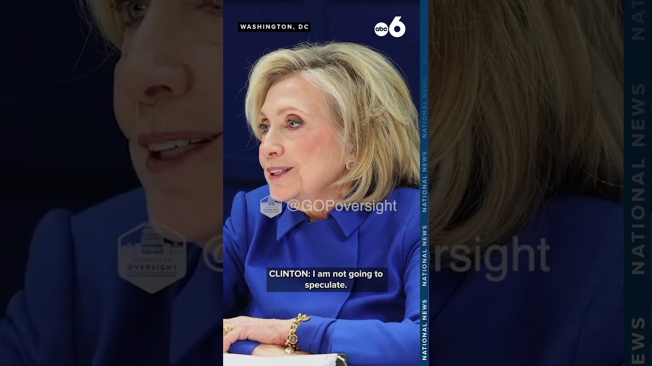 Hillary Clinton questioned on hot tub photos showing Bill Clinton during Epstein deposition