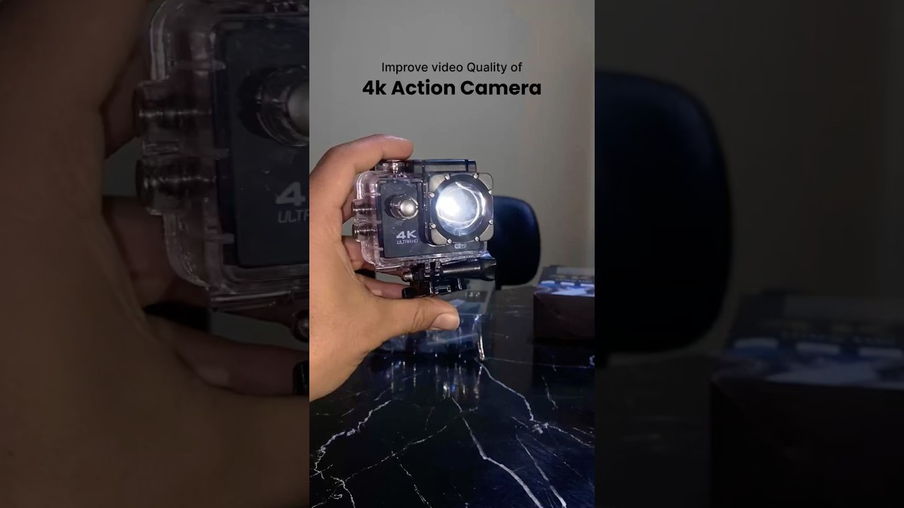Improve Video Quality of 4K Action Camera #actioncamera #videoquality