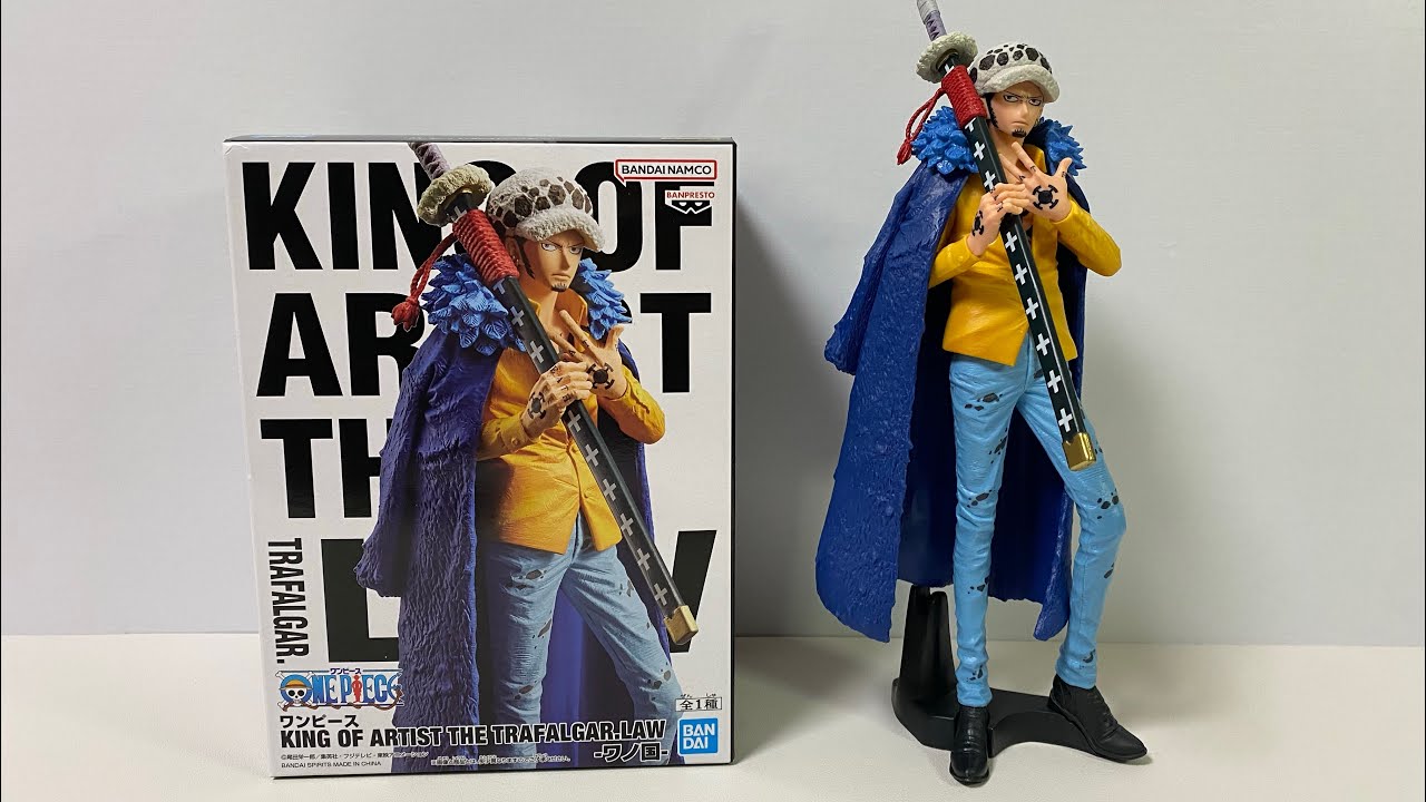 ONE PIECE TRAFALGAR LAW KING OF ARTIST Figure | Unboxing & Details