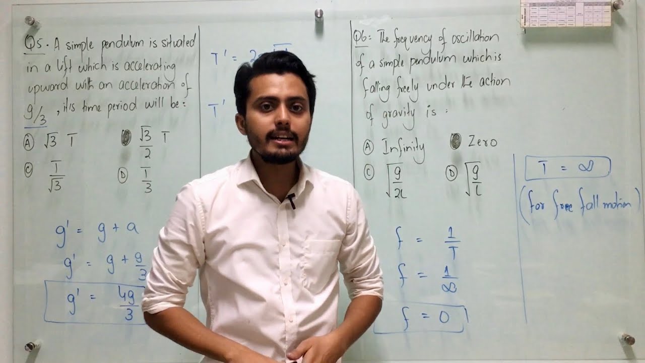 Mcqs Solution || Simple Harmonic Motion SHM || MCAT/ECAT || explanation
