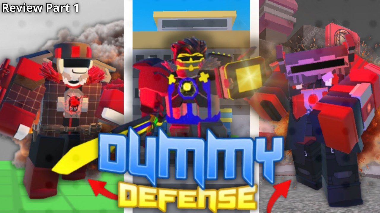 I Beat Every Mode In Dummy Defense |🤖 DD Review Series Part 1 🔎