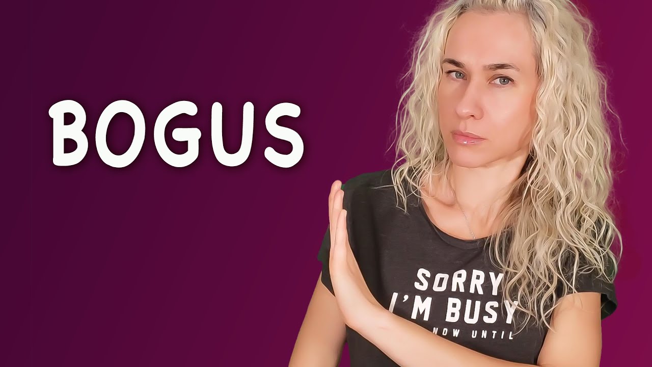 BOGUS - минута английского в день (лексика и аудирование), Урок 557