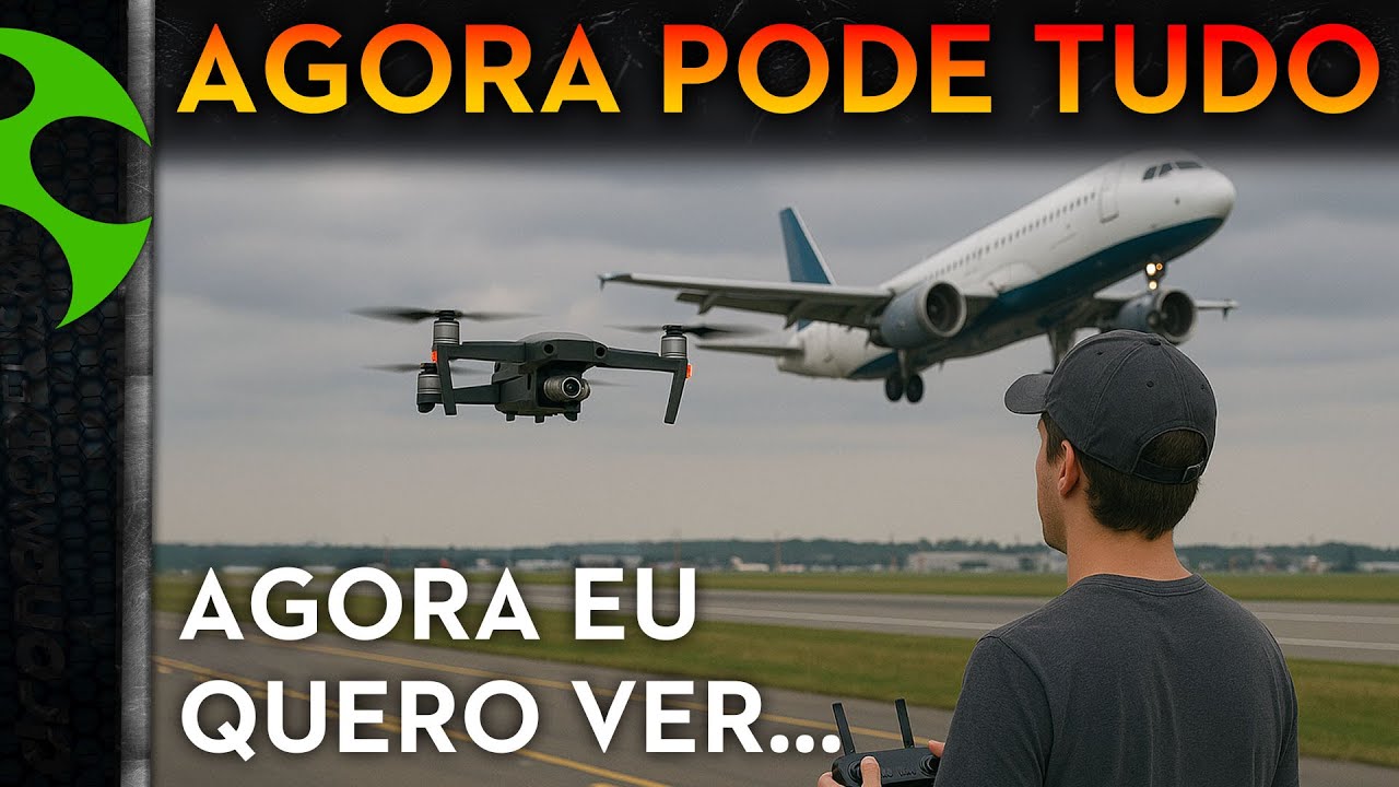 Agora voce pode VOAR seu DRONE em QUALQUER LUGAR