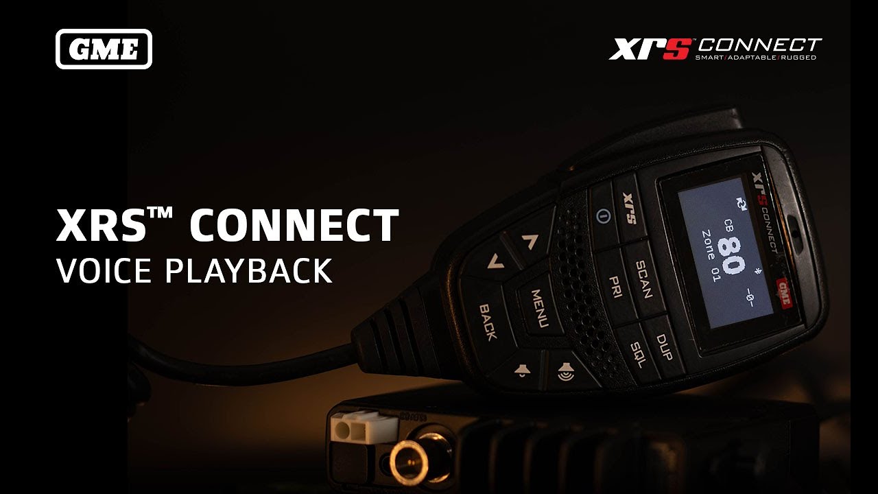 GME XRS Connect | Voice Playback