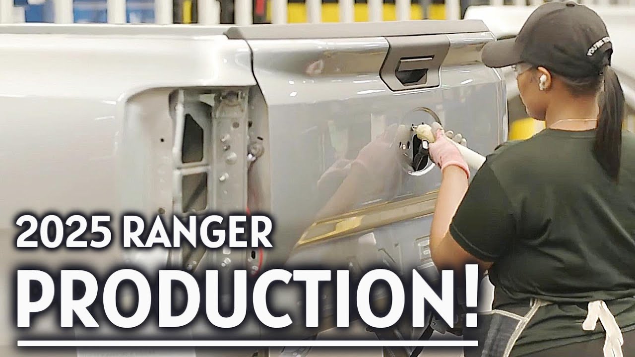 How the 2025 Ford Ranger Is Mass Produced – Inside Ford’s Factory #ford #fordranger #fordfactory